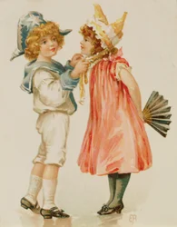 Feesttijd, kerstkaart